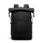 Επαγγελματικό Σακίδιο Πλάτης Roll Top Bange 8109 Μαύρο | Αδιάβροχο 18L | Φοιτητών & Επαγγελματιών