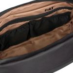 Ανδρικό Τσαντάκι Χιαστί Crossbody Caterpillar 84703-106 Μαύρο | RPET 900D, Μαγνητικά Κλεισίματα | & Hypalon Patch