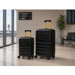Σετ 2 Βαλίτσες Caterpillar 85034-01-SET2 Καμπίνας & Μεσαία | Premium Βαλίτσες με Ροδάκια Hinamoto