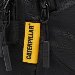Τσαντάκι Ώμου & Στήθους Caterpillar 85048-01 Μαύρο | Φερμουάρ Ασφαλείας YKK & με Επένδυση Air Mesh