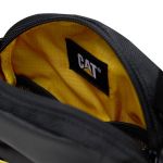 Τσαντάκι Ώμου & Χιαστί Μικρό Caterpillar Utility X 85050-01 Μαύρο | από Αδιάσχιστο Ύφασμα (Diamond Ripstop)