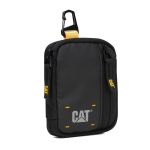 Μικρή Θήκη Οργάνωσης Ταξιδιού & Κλειδιών Caterpillar Utility X 85051-01 Μαύρο | με Καραμπίνερ από Ύφασμα Ripstop