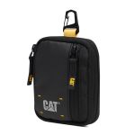 Μικρή Θήκη Οργάνωσης Ταξιδιού & Κλειδιών Caterpillar Utility X 85051-01 Μαύρο | με Καραμπίνερ από Ύφασμα Ripstop