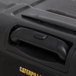 Υβριδική Βαλίτσα Καμπίνας 54x37x24 Caterpillar 85060-01 Μαύρο 30L | Σκληρή & Υφασμάτινη με Μπροστινή Θήκη