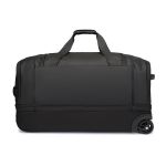 Μεσαία Τροχοτσάντα Ταξιδιού Cardinal 8507 Μαύρο 65cm 73L | Αδιάβροχο με Διπλό Πάτο | 3-σε-1 Duffel Trolley