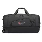 Μεγάλη Τροχοτσάντα Ταξιδιού Cardinal 8508 Μαύρη 75cm 105L | Αδιάβροχη με Διπλό Πάτο | Τηλεσκοπική Λαβή