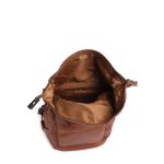 Δερμάτινο Σακίδιο Πλάτης Roll-Top Chesterfield Remo C58.071331 Κονιάκ 23.7L | Premium, Επέκταση & Εργονομικό για Ταξίδι & Daypack