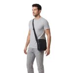 Ανδρικό Δερμάτινο Τσαντάκι Ώμου Chesterfield Valtorio C48.144500 Μαύρο | Γνήσιο Δέρμα Premium Ποιότητας