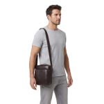 Ανδρικό Δερμάτινο Τσαντάκι Ώμου Chesterfield Valtorio C48.144501 Καφέ | Γνήσιο Δέρμα Premium Ποιότητας