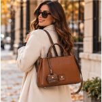Επώνυμη Fashion Τσάντα 3 Θηκών Beverly Hills Polo Club BH-4703 Καφέ