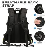 Σακίδιο Καμπίνας 40x30x20 Cardinal 911-Mini Μαύρο | 28L – Underseat Χειραποσκευή για Όλες τις Αεροπορικές