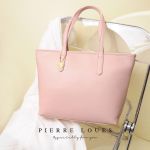 Γυναικεία Τσάντα Ώμου Shopper Pierre Loues 914-62 Ροζ | Ασφαλές Φερμουάρ & Ιμάντες Microfiber | Απόλυτη Οργάνωση & Στυλ