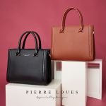 Γυναικεία Τσάντα Χιαστί & Χειρός Pierre Loues 914-80 Καφέ | Εσωτερικά Χωρίσματα | Άνεση & Οργάνωση στην Καθημερινότητα