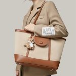 Γυναικεία Τσάντα Shopper Ώμου Foxer 9151041F Μπέζ/Καφέ | Μεγάλη Χωρητικότητα Με Διπλό Κλείσιμο | Έξυπνη Οργάνωση & Στυλ
