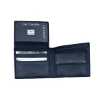Δερμάτινο Ανδρικό Πορτοφόλι Μικρό Guy Laroche 62905 Dark Blue | RFID Προστασία & Compact Design