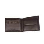 Δερμάτινο Ανδρικό Πορτοφόλι Μικρό Guy Laroche 62905 Dark Brown | RFID Προστασία & Compact Design