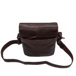 Ανδρικό Δερμάτινο Τσαντάκι Ώμου Chesterfield Remy C48.055000 Καφέ – Premium, Κομψό με Καπάκι & Φερμουάρ