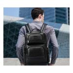 Δερμάτινο Σακίδιο Πλάτης Bopai 61-129171 Μαύρο – Laptop 15,6”, 25L – Premium Business Backpack με USB