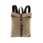 Σακίδιο Πλάτης Rolltop RCM 17400 Μπεζ Αδιάβροχο με Θήκη Laptop 14