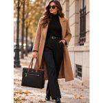 Γυναικείο Business Bag με Υποδοχή Βαλίτσας Beverly Hills Polo Club BH-4730 (41cm) Καφέ