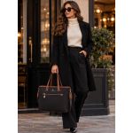 Γυναικείο Business Bag με Υποδοχή Βαλίτσας Beverly Hills Polo Club BH-4730 (41cm) Καφέ