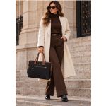Γυναικείο Business Bag με Υποδοχή Βαλίτσας Beverly Hills Polo Club BH-4730 (41cm) Καφέ
