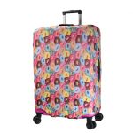 Κάλυμμα Βαλίτσας Μεγάλης Bartuggi 718-166080-2 Donuts Έως 77cm Ελαστικό Spandex – Κατά των Γρατζουνιών