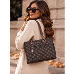 Κομψή Fashion Τσάντα Ώμου Beverly Hills Polo Club BH4661 με Εσωτερικό Χώρισμα (PU Leather) Καφέ
