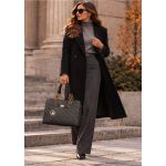 Κομψή Fashion Τσάντα Ώμου Beverly Hills Polo Club BH4661 με Εσωτερικό Χώρισμα (PU Leather) Mαύρο