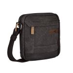 Ανδρικό Τσαντάκι Ώμου CAMEL ACTIVE AIR 400-601-71 Σκούρο Γκρι | Vintage Washed Canvas 2.0L & Θήκη Smartphone