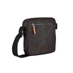 Ανδρικό Τσαντάκι Ώμου CAMEL ACTIVE AIR 400-601-71 Σκούρο Γκρι | Vintage Washed Canvas 2.0L & Θήκη Smartphone
