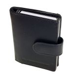 Δερμάτινη Μεταλλική Καρτοθήκη Chesterfield C08.038100 Μαύρο με RFID Προστασία – Ασφάλεια & Πολυτέλεια