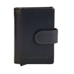 Δερμάτινη Μεταλλική Καρτοθήκη Chesterfield C08.038100 Μαύρο με RFID Προστασία – Ασφάλεια & Πολυτέλεια