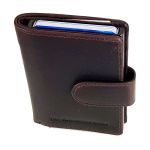 Δερμάτινη Μεταλλική Καρτοθήκη Chesterfield C08.038101 Καφέ με RFID Προστασία – Ασφάλεια & Πολυτέλεια
