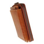 Γυναικείο Δερμάτινο Πορτοφόλι Chesterfield Hanoi C08.037231 Κονιάκ με RFID Προστασία – Premium Wax Pullup Δέρμα