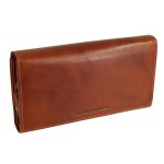 Γυναικείο Δερμάτινο Πορτοφόλι Μεγάλο Chesterfield Hampton C08.037331 Κονιάκ με RFID Προστασία – Vintage Δέρμα