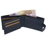 Ανδρικό Δερμάτινο Πορτοφόλι Chesterfield C08.051200 Μαύρο Curtis με RFID Προστασία – Δέρμα Wax Pull Up