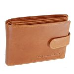 Ανδρικό Δερμάτινο Πορτοφόλι Chesterfield C08.051231 Κονιάκ Curtis με RFID Προστασία – Δέρμα Wax Pull Up