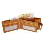 Ανδρικό Δερμάτινο Πορτοφόλι Chesterfield C08.051231 Κονιάκ Curtis με RFID Προστασία – Δέρμα Wax Pull Up