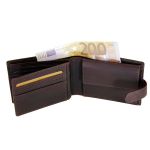Ανδρικό Δερμάτινο Πορτοφόλι Chesterfield C08.051201 Καφέ Curtis με RFID Προστασία – Δέρμα Wax Pull Up