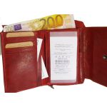Γυναικείο Δερμάτινο Πορτοφόλι Chesterfield Hanoi C08.037204 Κόκκινο με RFID Προστασία – Premium Wax Pullup Δέρμα
