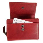 Γυναικείο Δερμάτινο Πορτοφόλι Chesterfield Hanoi C08.037204 Κόκκινο με RFID Προστασία – Premium Wax Pullup Δέρμα