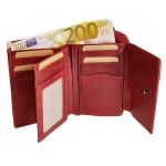 Γυναικείο Δερμάτινο Πορτοφόλι Chesterfield Hanoi C08.037204 Κόκκινο με RFID Προστασία – Premium Wax Pullup Δέρμα