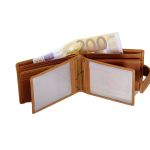 Ανδρικό Δερμάτινο Πορτοφόλι Μικρό Chesterfield C08.051131 Κονιάκ – Yamba με RFID Προστασία & Vintage Δέρμα