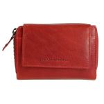 Γυναικείο Δερμάτινο Πορτοφόλι Chesterfield Hanoi C08.037204 Κόκκινο με RFID Προστασία – Premium Wax Pullup Δέρμα