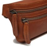 Δερμάτινο Τσαντάκι Μέσης Chesterfield Toronto C23.102131 Κονιάκ – Premium Pull-Up Δέρμα – Πολυτελές Τσαντάκι