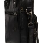 Δερμάτινο Τσαντάκι Ώμου CHESTERFIELD C48.117500 Black Morena