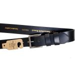 Δερμάτινη Ανδρική Ζώνη Chesterfield Brandon C60.005300 Μαύρο – Premium Buffalo Δέρμα – 4cm Vintage