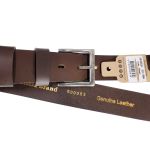 Δερμάτινη Ανδρική Ζώνη Chesterfield Brandon C60.005301 Καφέ – Premium Buffalo Δέρμα – 4cm Vintage