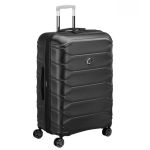 Μεγάλη Βαλίτσα Delsey Meteor 78cm Μαύρη 110L | Ανθεκτική ABS/Polycarbonate & με Επέκταση | για 23 Κιλά και Άνω